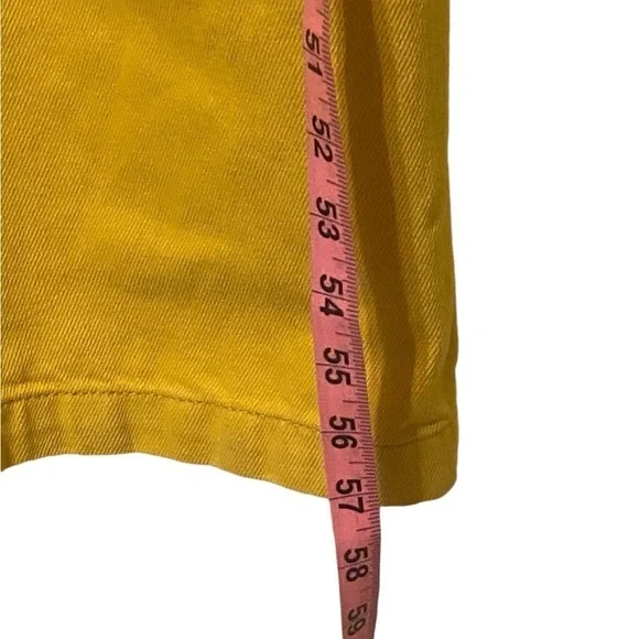 Urban Outfitters Yellow Denim Overalls Jumpsuit Women’s Size M - Picture 11 of 14